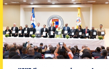 UCNE firma convenio para la Reforma Educativa Policial