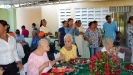 Cena con envejecientes Hogar de Ancianos