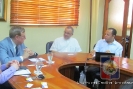 Delegación de la Universidad de Albany, visita la UCNE