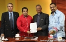 Embajadores del ALBA realizan visita de cortesía a la UCNE