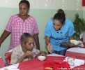 Estudiantes ATH ofrecen cena en Hogar de Ancianos