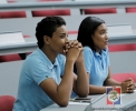 Estudiantes del Liceo Eugenio María de Hotos visitan la UCNE.