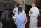 Eucaristía acción de gracias aniversario UCNE y bendición de anillos