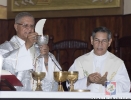 Eucaristía acción de gracias aniversario UCNE y bendición de anillos