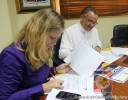 Firma de acuerdo entre la UCNE y Alianza para el Servicio Comunitario (CSA)