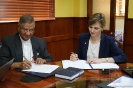 UCNE firma acuerdo con Universidad Sagrado Corazón de Puerto Rico