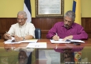 UCNE firma convenio con IDEICE