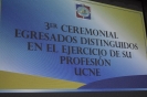 UCNE reconoce egresados exitosos en el ejercicio de la profesión